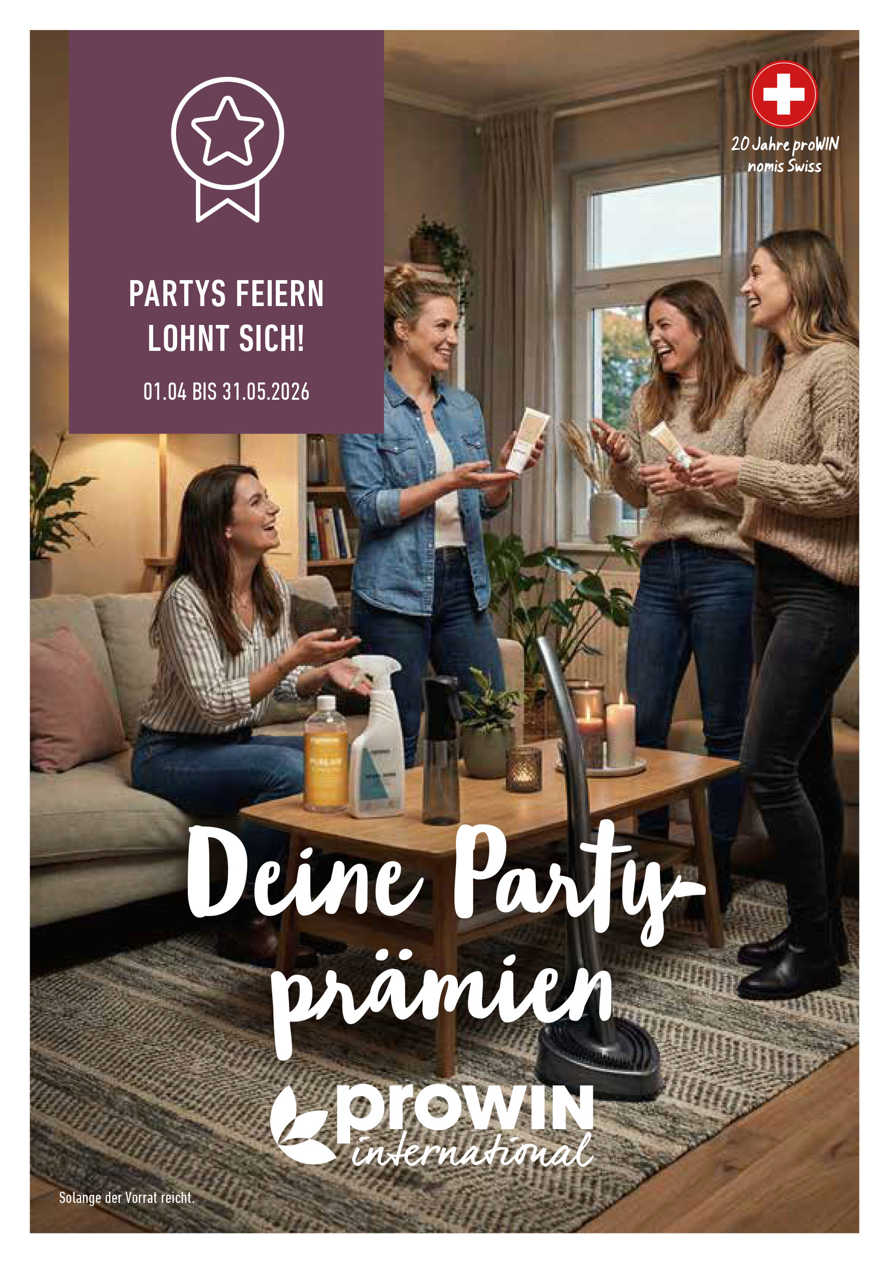 Deine proWIN Partyprämien
